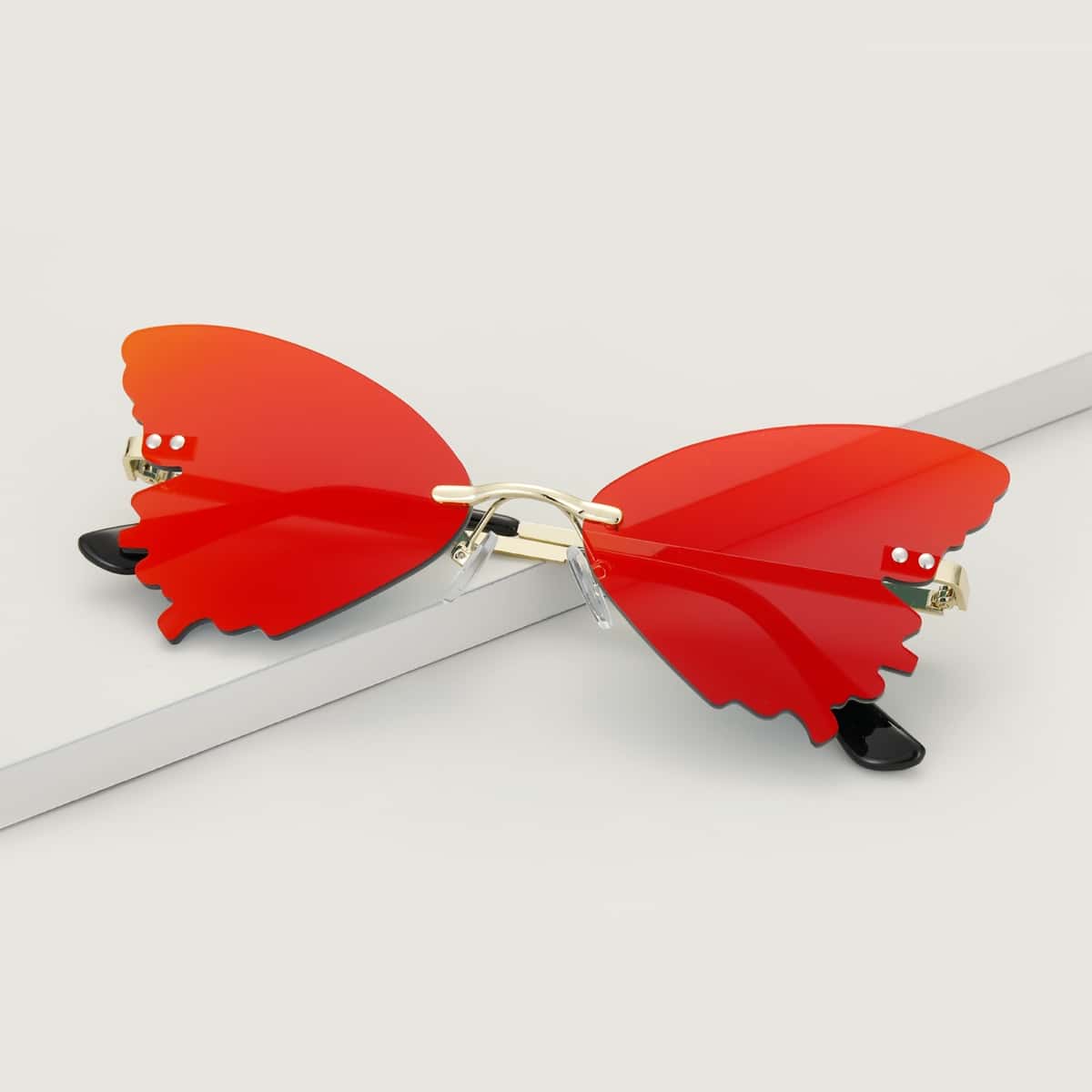 

Butterfly Shaped Sunglasses, Red