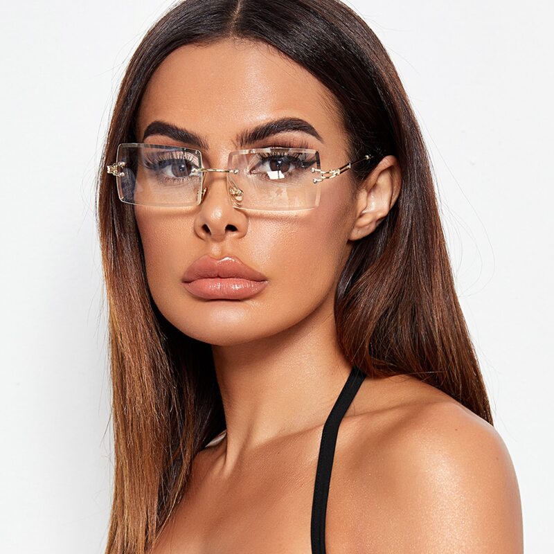 

Square Rimless Sunglasses