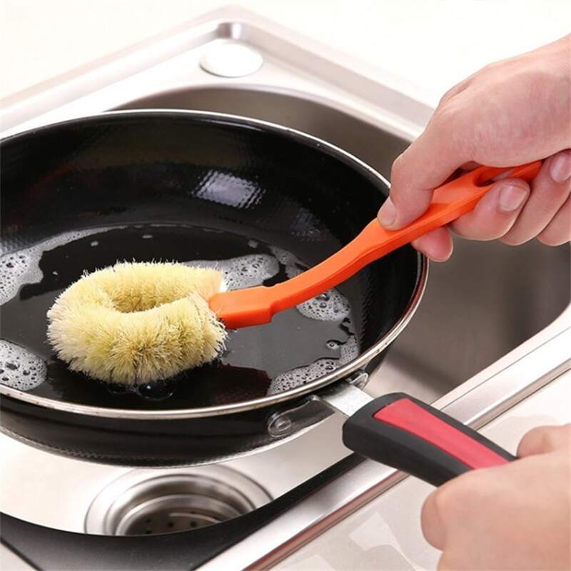 

1pc Long Handle Cleaning Brush, Multicolor