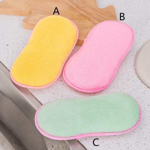 

1pc Double Side Dishcloth, Multicolor