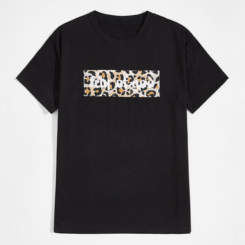 

Guys Slogan Graphic Tee, Black