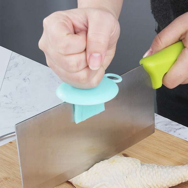 

1pc Kitchen Knife Booster, Mint blue