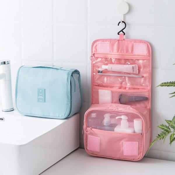 

1pc Travel Toiletries Storage Bag, Multicolor