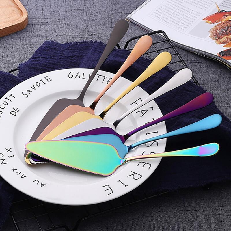 

1pc Stainless Steel Cake Shovel, Multicolor