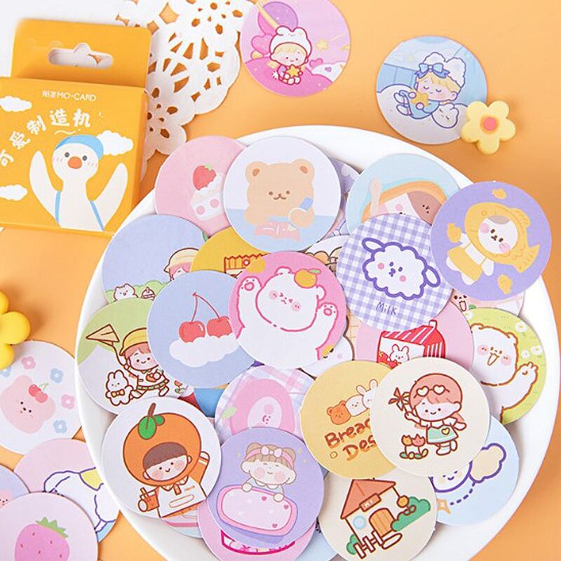 

45pcs Cartoon Graphic Sticker, Multicolor