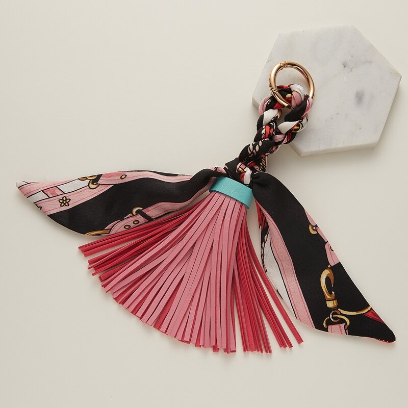 

Tassel Charm Keychain, Pink