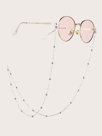 Chaîne ronde élégante pour lunettes pour la vie quotidienne ou les voyages d'été. Accessoires pour lunettes pour femmes