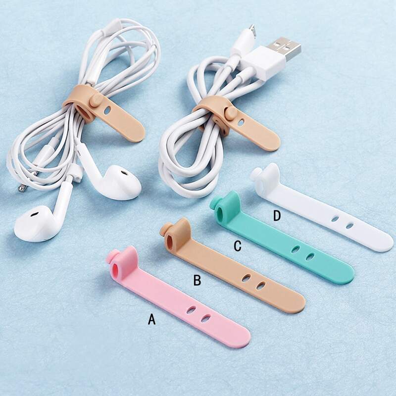 

4pcs Data Cable Organizer, Multicolor