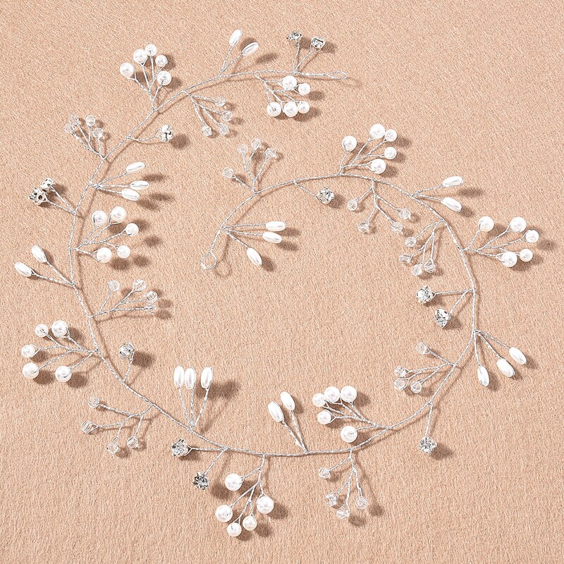 

Faux Pearl Decor Hair Accessory, Silver