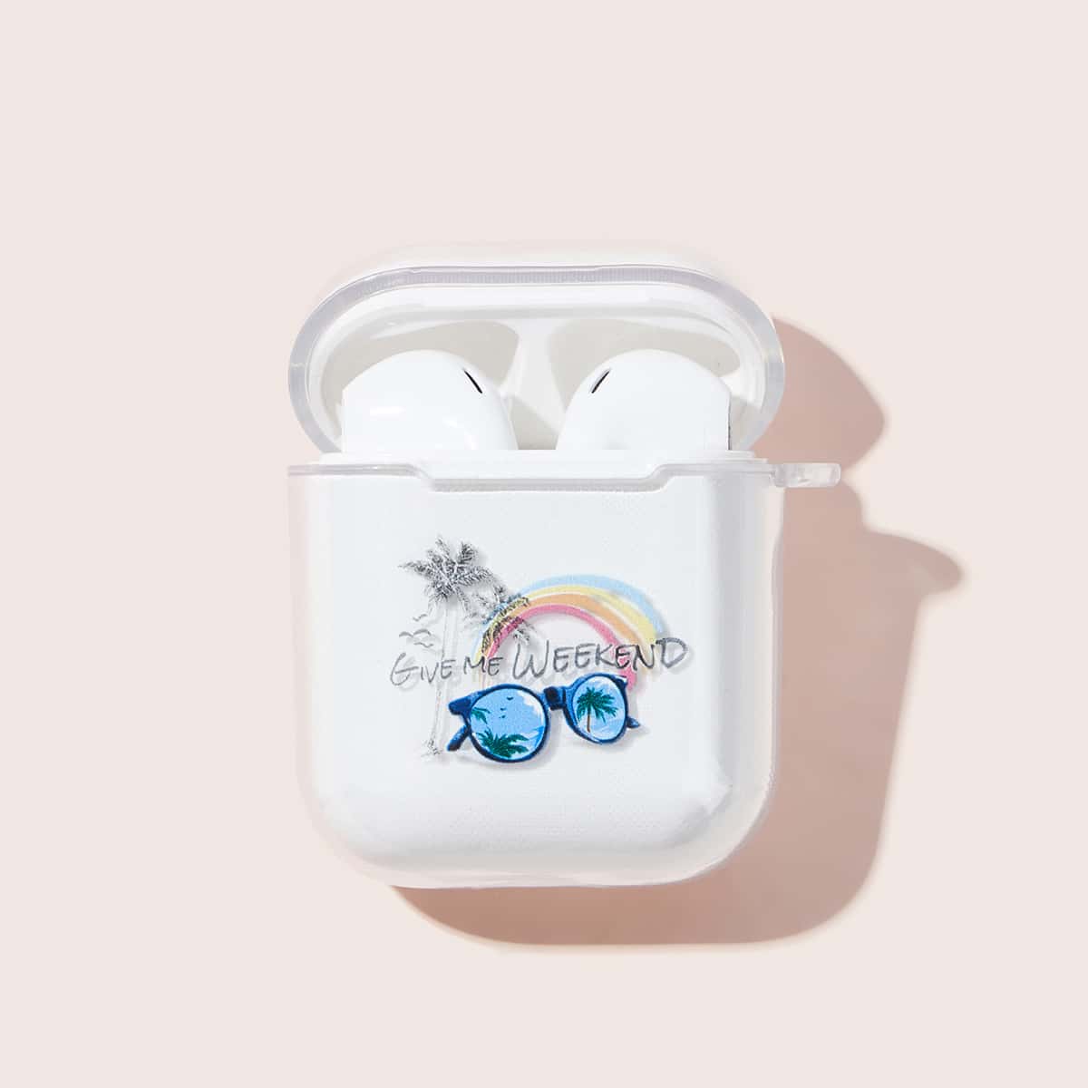 

Tropical Clear AirPods Case