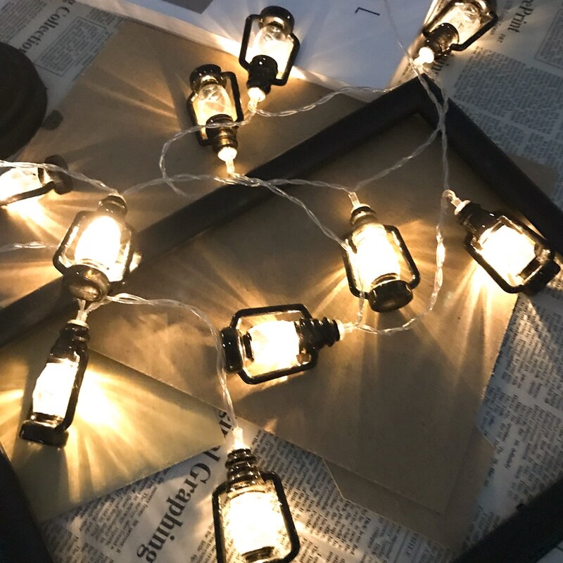 

10pcs Bulb Decorative String Light, White