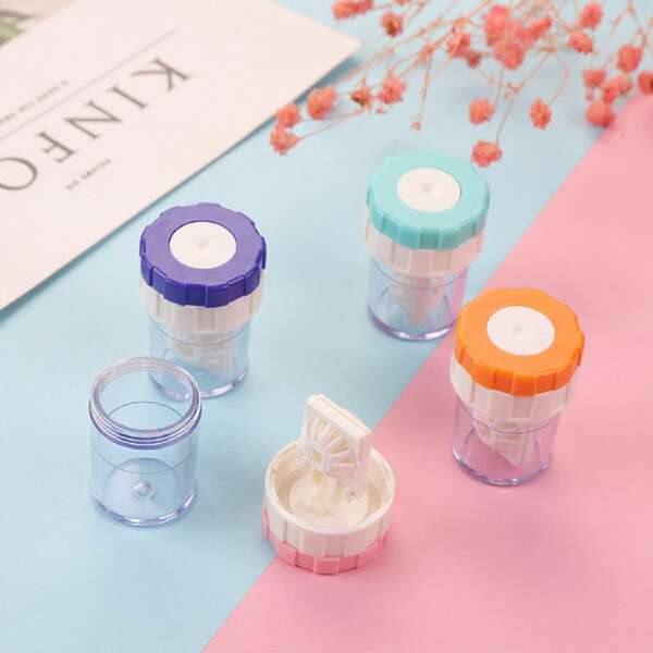 

1pc Random Contact Lens Cleaning Box, Multicolor