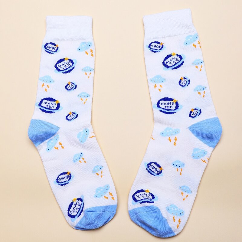 

Guys Planet Pattern Socks, Multicolor