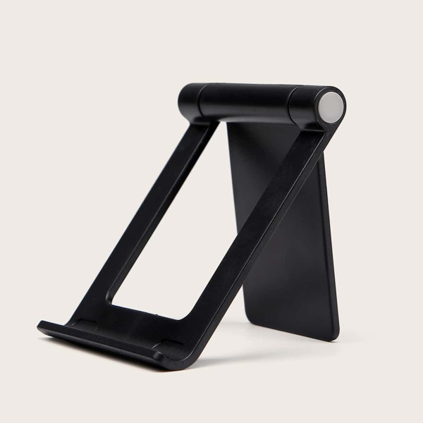 

1pc Solid Phone Holder, Black