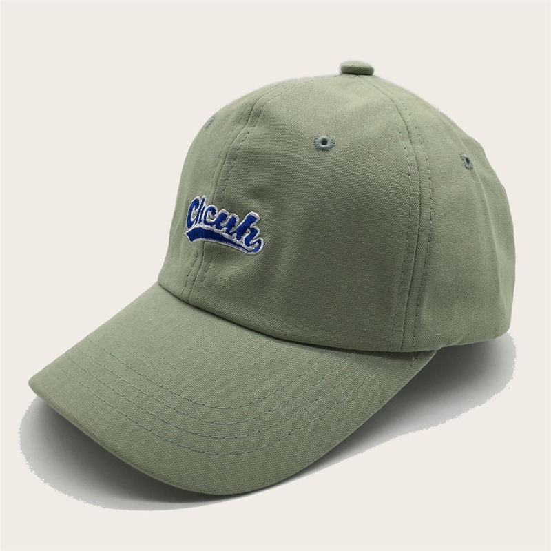 

Guys Letter Embroidery Baseball Cap, Green