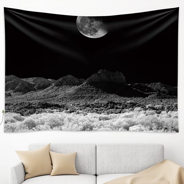 

Moon Print Tapestry, Multicolor