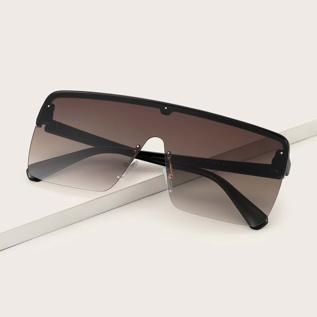 

Flat Top Shield Sunglasses