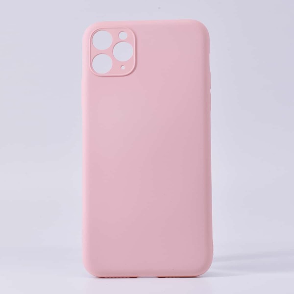 

1шт однотонный чехол для iPhone, Нежний розовый