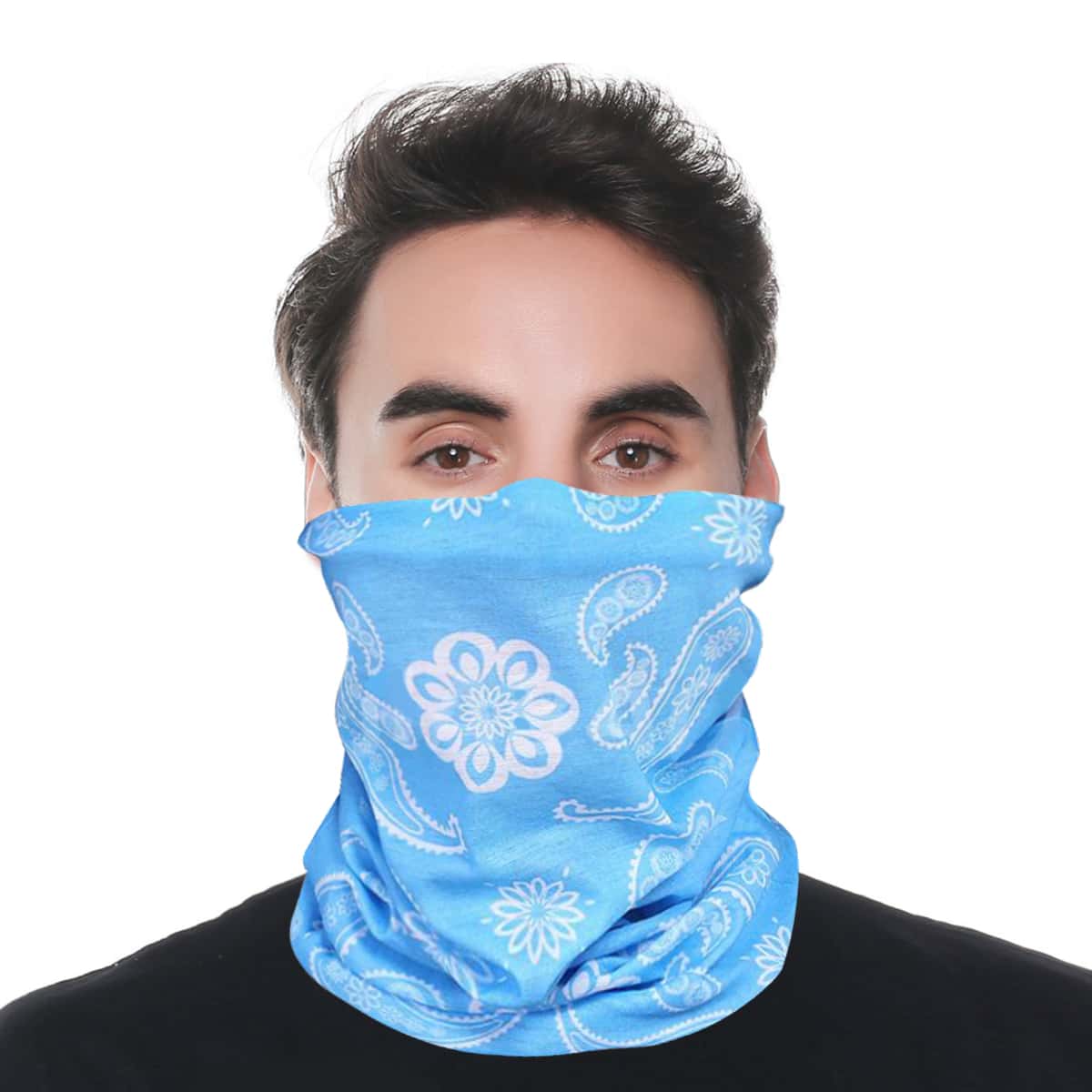 

Guys Paisley Pattern Scarf, Blue