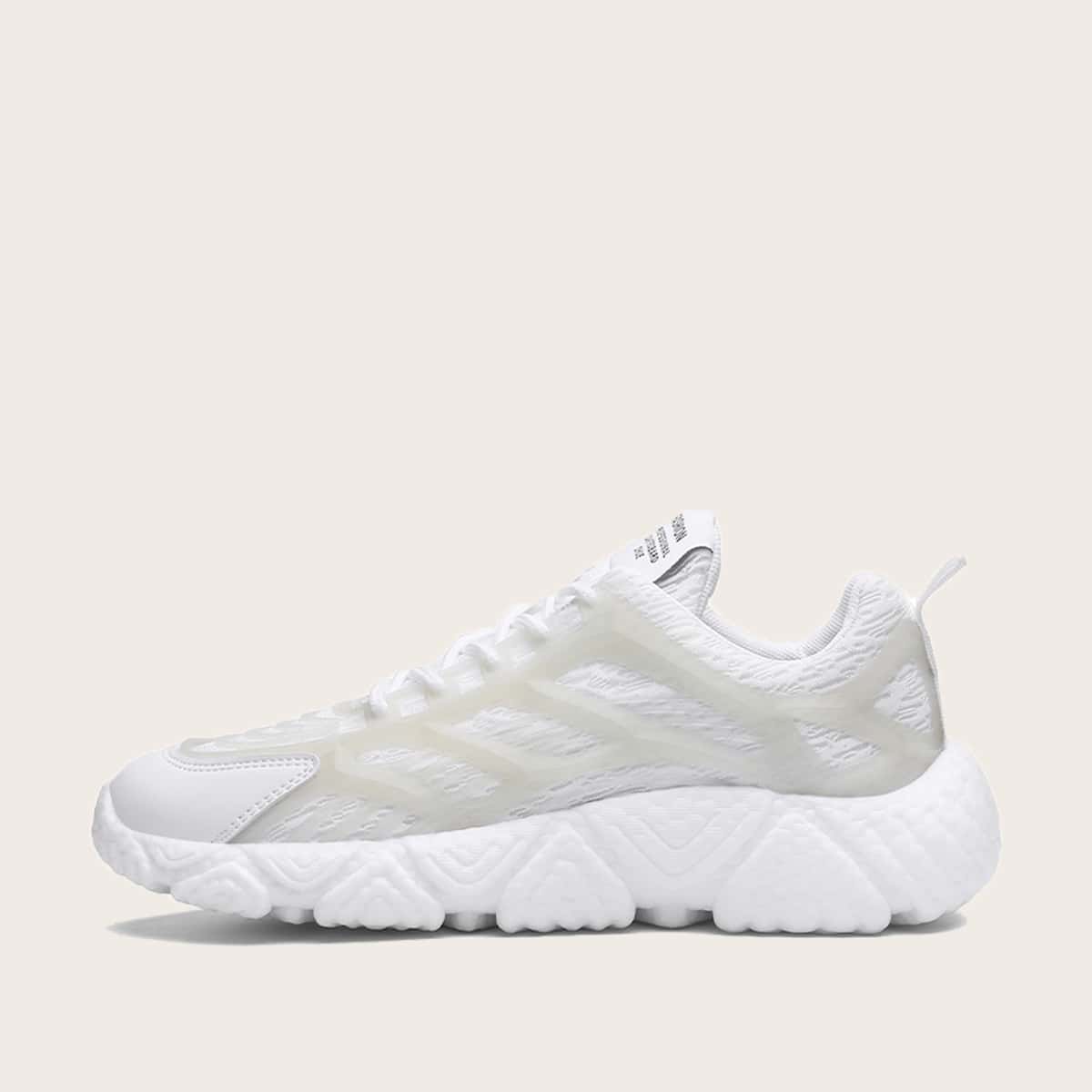 

Guys Lace-up Front Low Top Sneakers, White