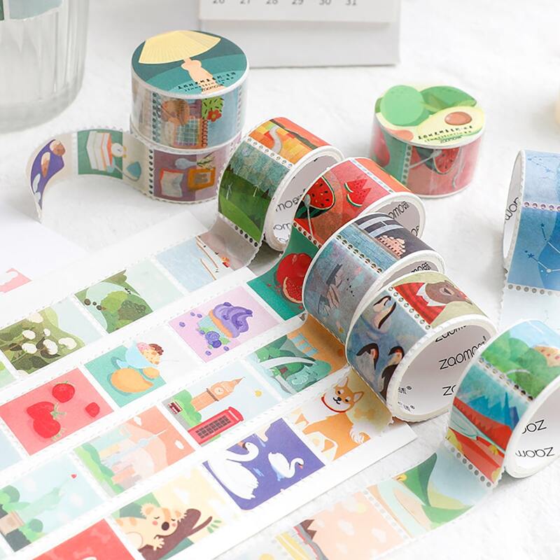 

1roll Mixed Pattern Decorative Tape, Multicolor