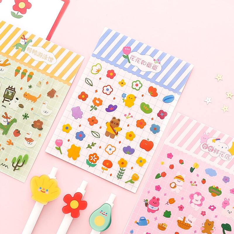 

1sheet Cartoon Graphic Random Sticker, Multicolor