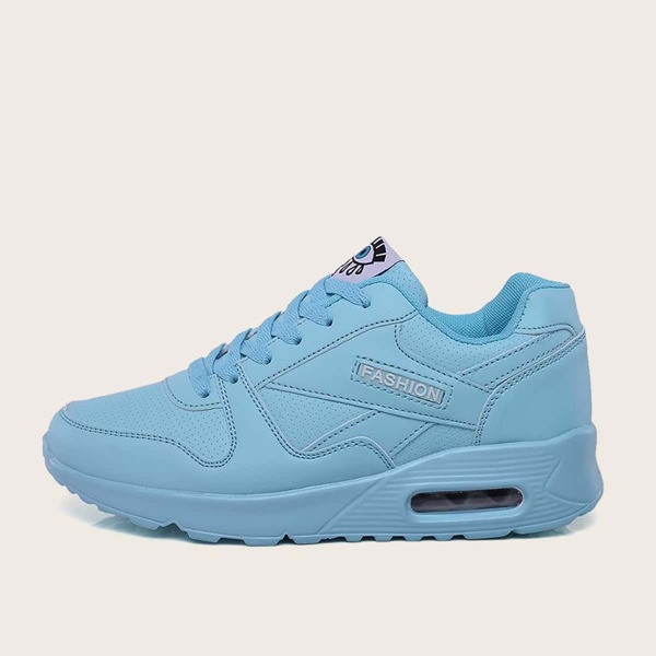 

Lace-up Front Wide Fit Sneakers, Blue