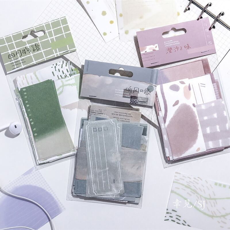

42pcs Mixed Pattern Sticker, Multicolor