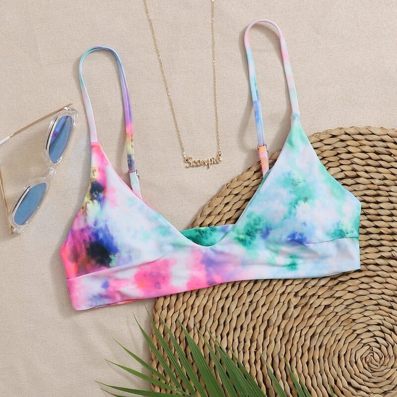 

Tie Dye Bikini Top, Multicolor