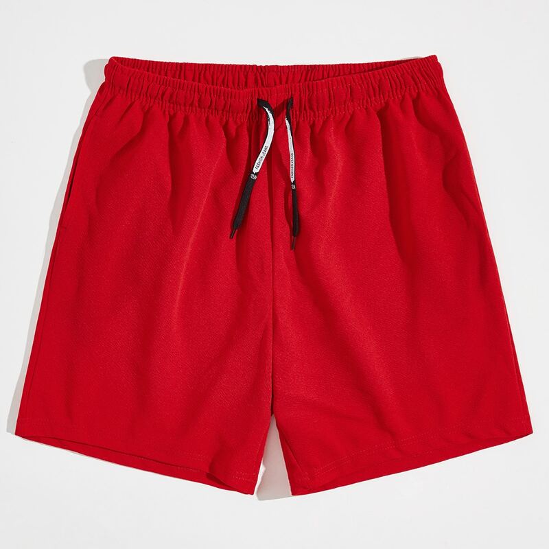 

Guys Red Drawstring Shorts