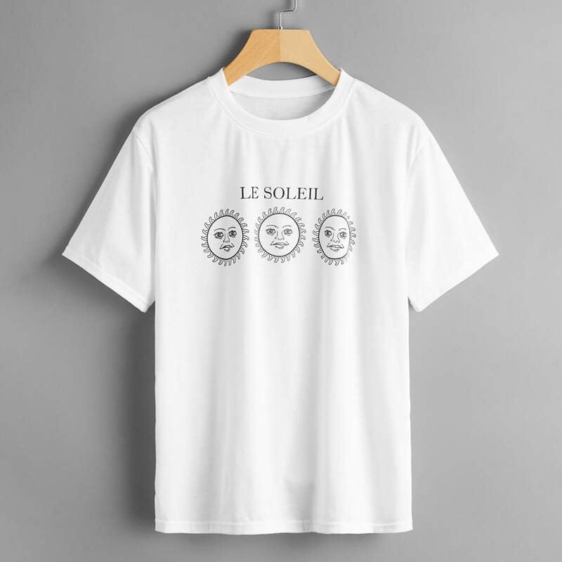 

Sun Graphic Tee, White