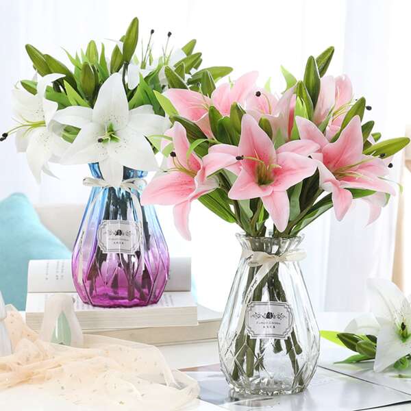 

1branch Artificial Lily, Multicolor