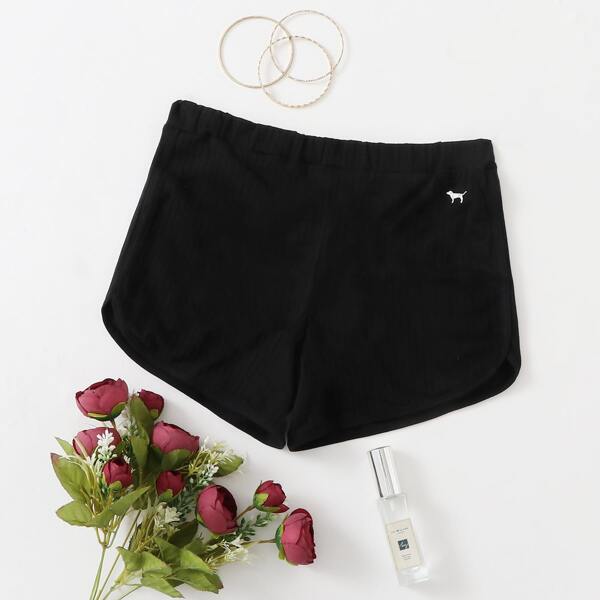 

Solid Shortie Panty, Black