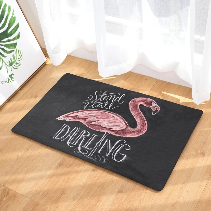 

Flamingo Print Carpet, Multicolor