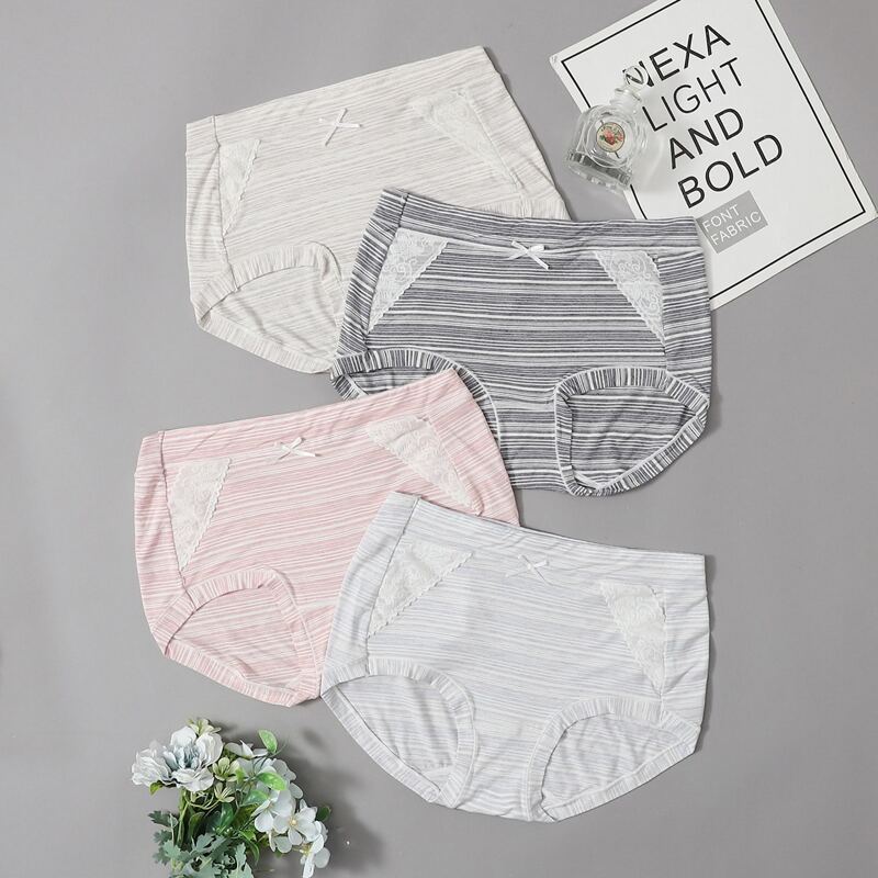 

4pack Striped Panty Set, Multicolor