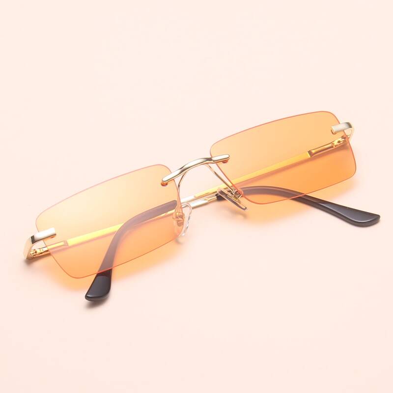 

Rimless Tinted Lens Sunglasses