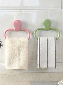 1pc Towel Hanging Rack - Multicolor - View 2