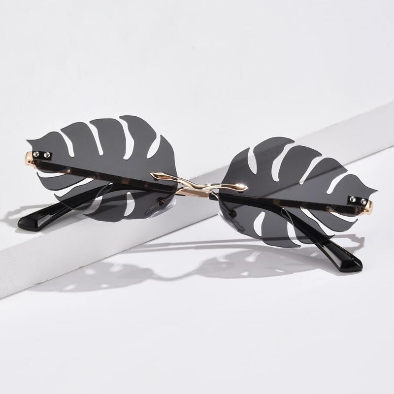

Guys Leaf Frame Sunglasses, Green