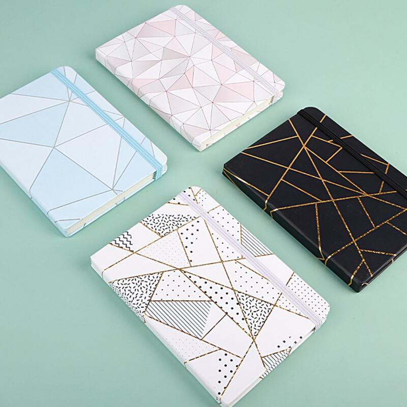 

1pack Geometric Pattern Cover Random Notebook, Multicolor