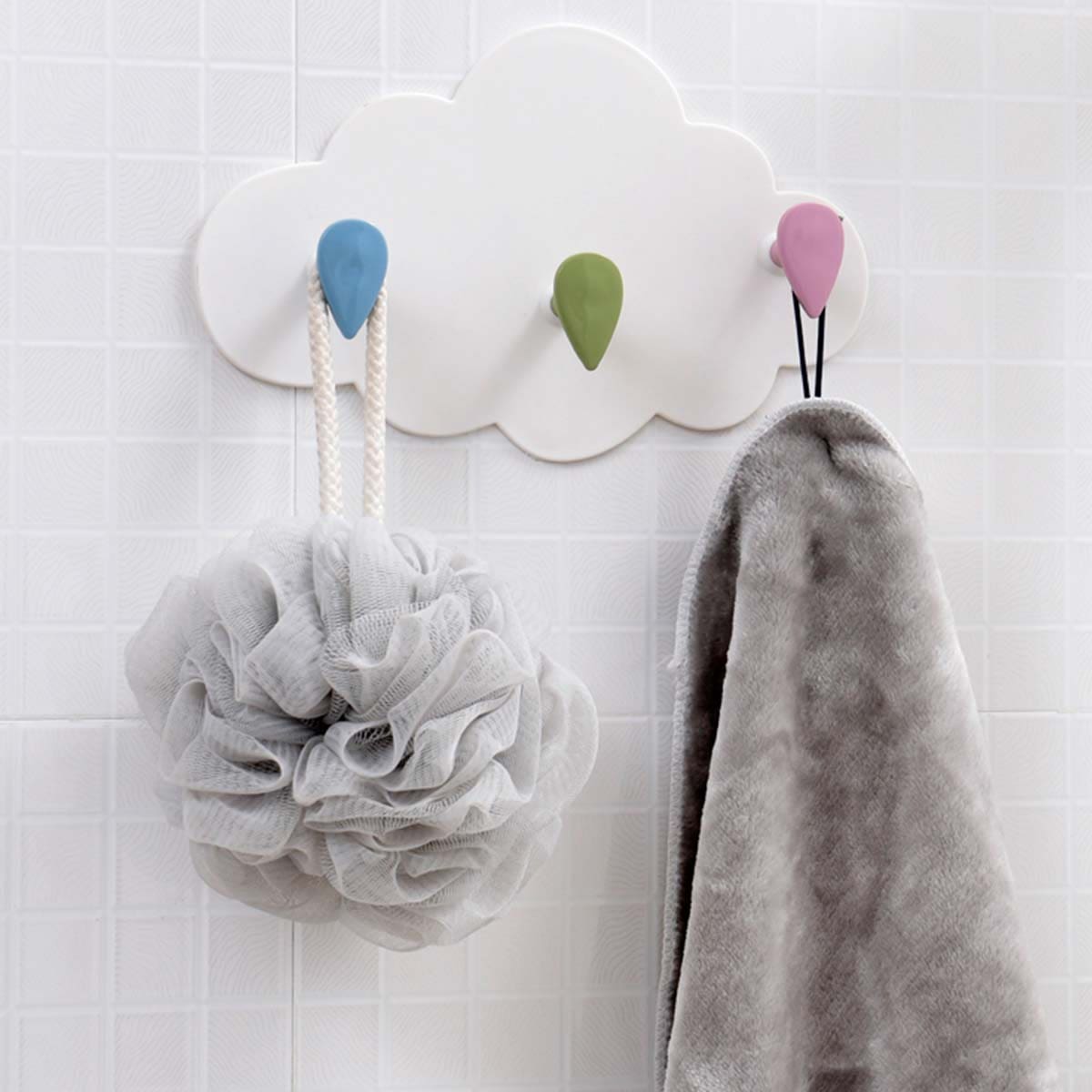 

Cloud Design Wall Hook, Multicolor