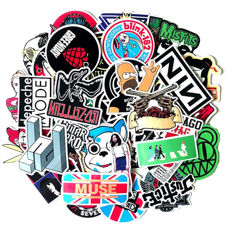 

50pcs Mixed Pattern Sticker, Multicolor