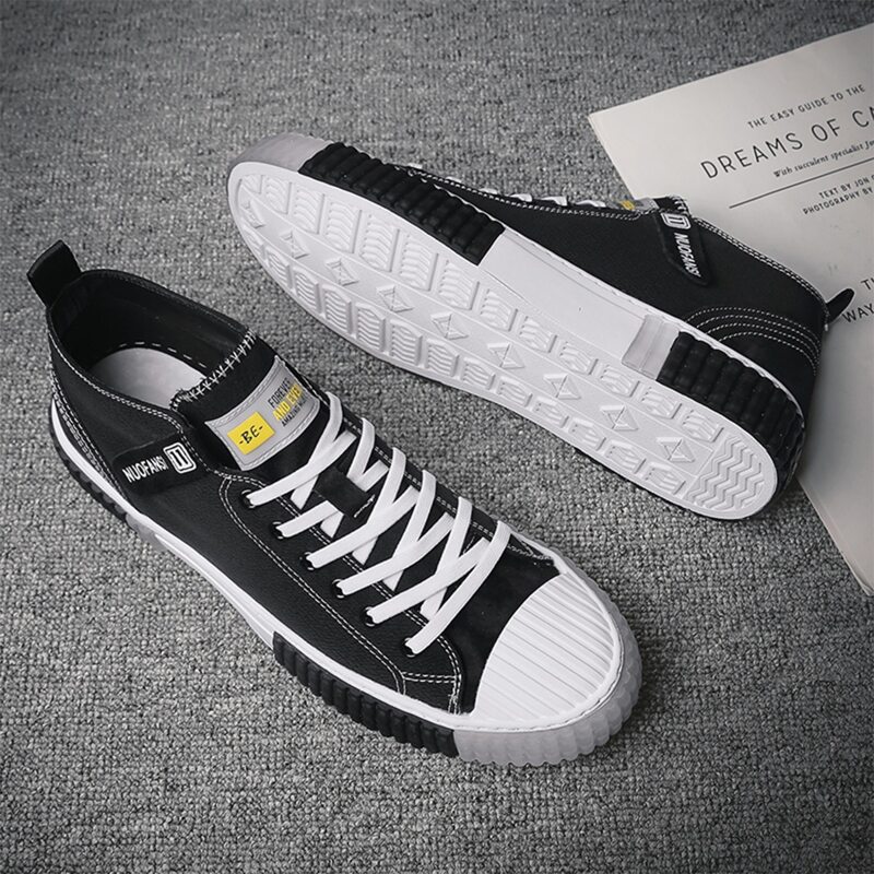 

Guys Lace-up Front Letter Graphic Sneakers, Black