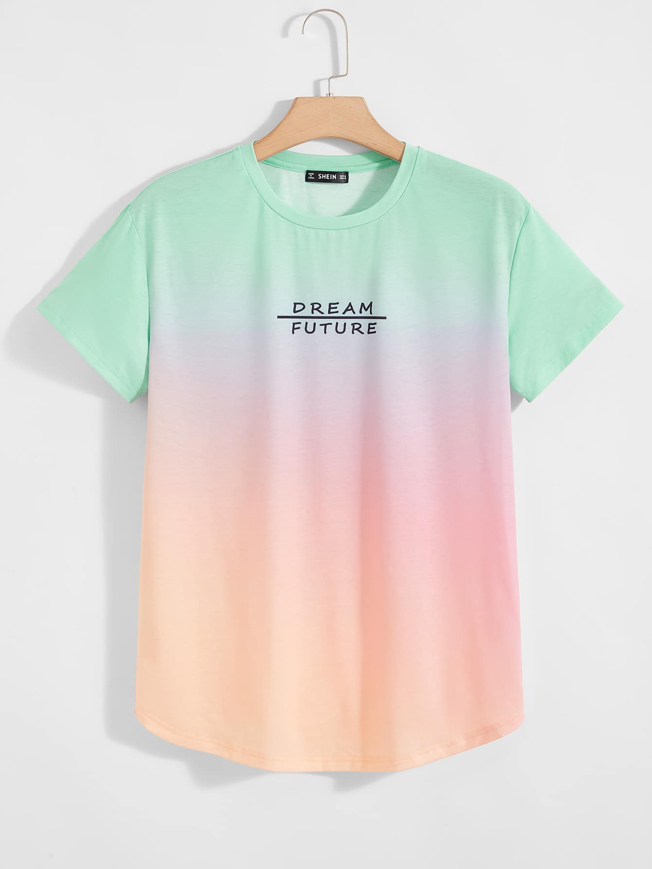 Manfinity RebelGame Đàn ông đồ họa chữ Hem cong - Nhiều màu - Xem 1