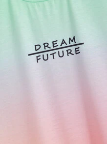 Manfinity RebelGame Đàn ông đồ họa chữ Hem cong - Nhiều màu - Xem 4