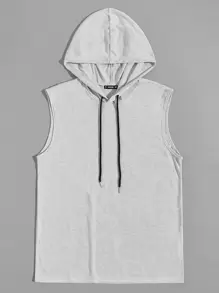 Manfinity VCAY Áo khoác nam dây rút rắn - Màu Xám nhạt - Xem 1