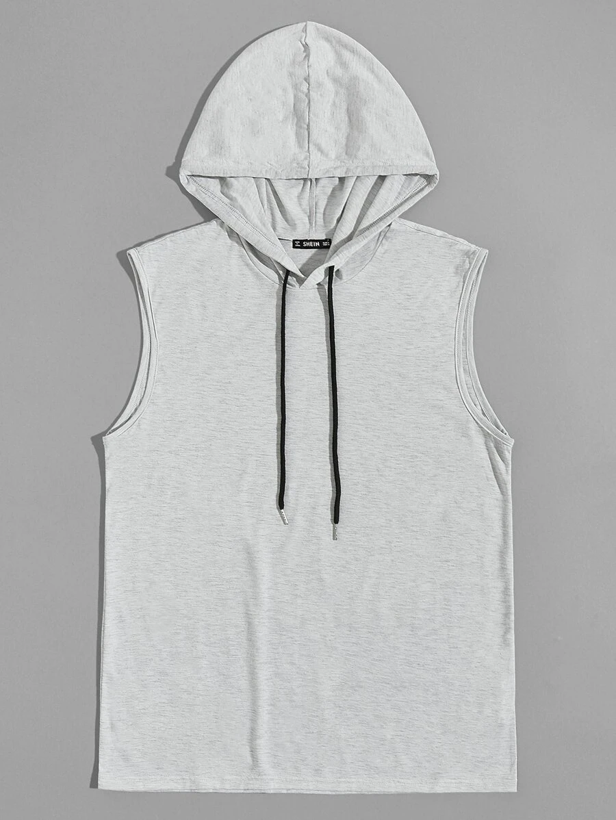 Manfinity VCAY Áo khoác nam dây rút rắn - Màu Xám nhạt - Xem 1