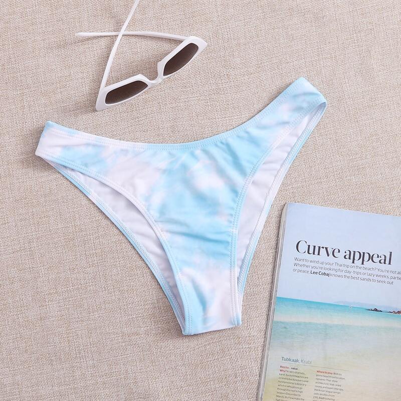 

Tie Dye Bikini Bottom, Pastel baby blue