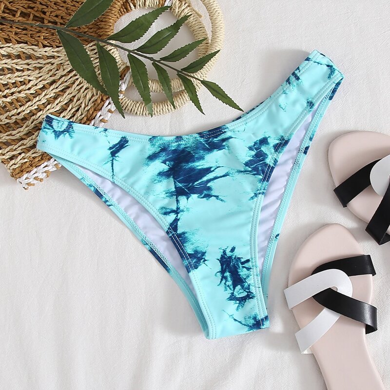 

Tie Dye Bikini Bottom, Mint blue