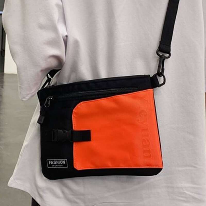 

Colorblock Buckle Crossbody Bag, Multicolor