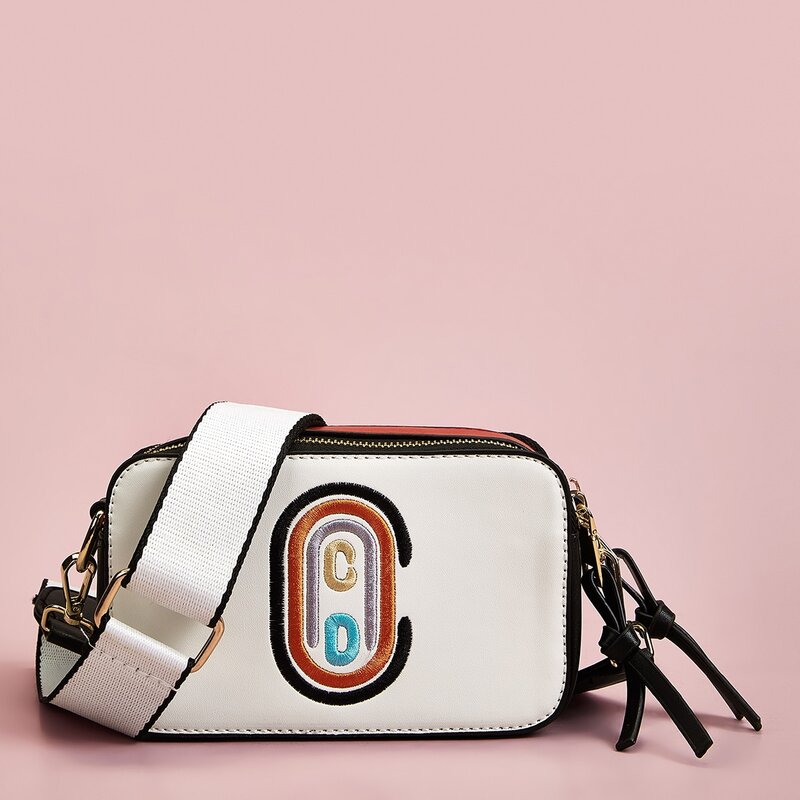 

Colorblock Box Bag, Multicolor